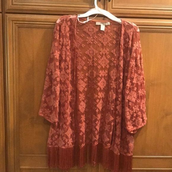 COPY - Euc Forever 21 Rust Color Dust Cover - Picture 1 of 2